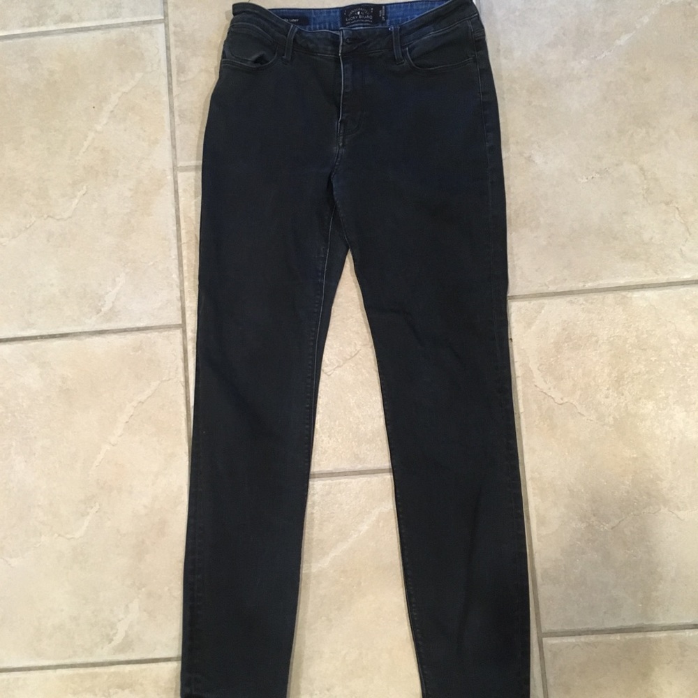 Lucky brand black wash jeans